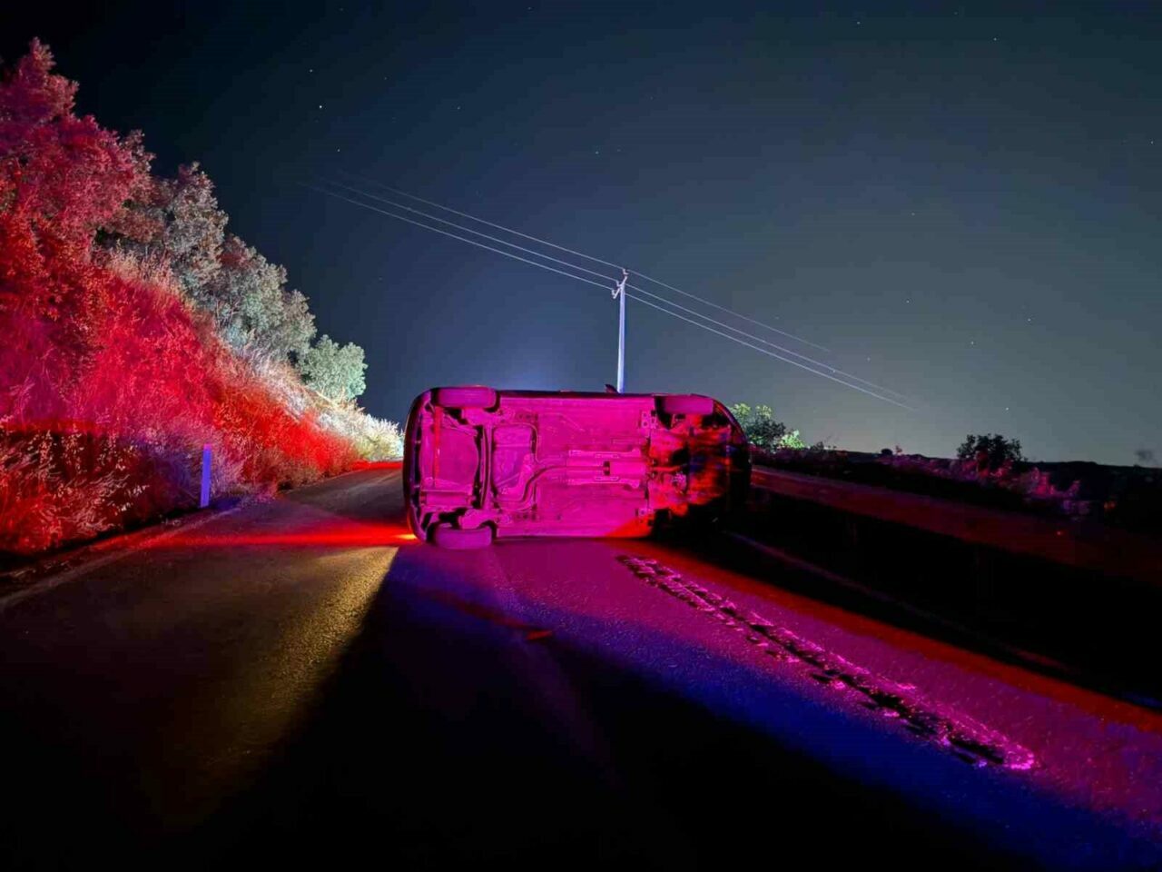 Bursa’da feci kaza! Takla atan araçtan sağ çıktı