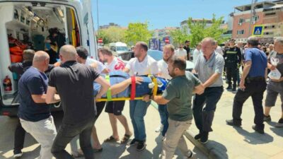 Bursa’da inanılmaz kaza: Fren yerine gaza basınca yayalara çarptı