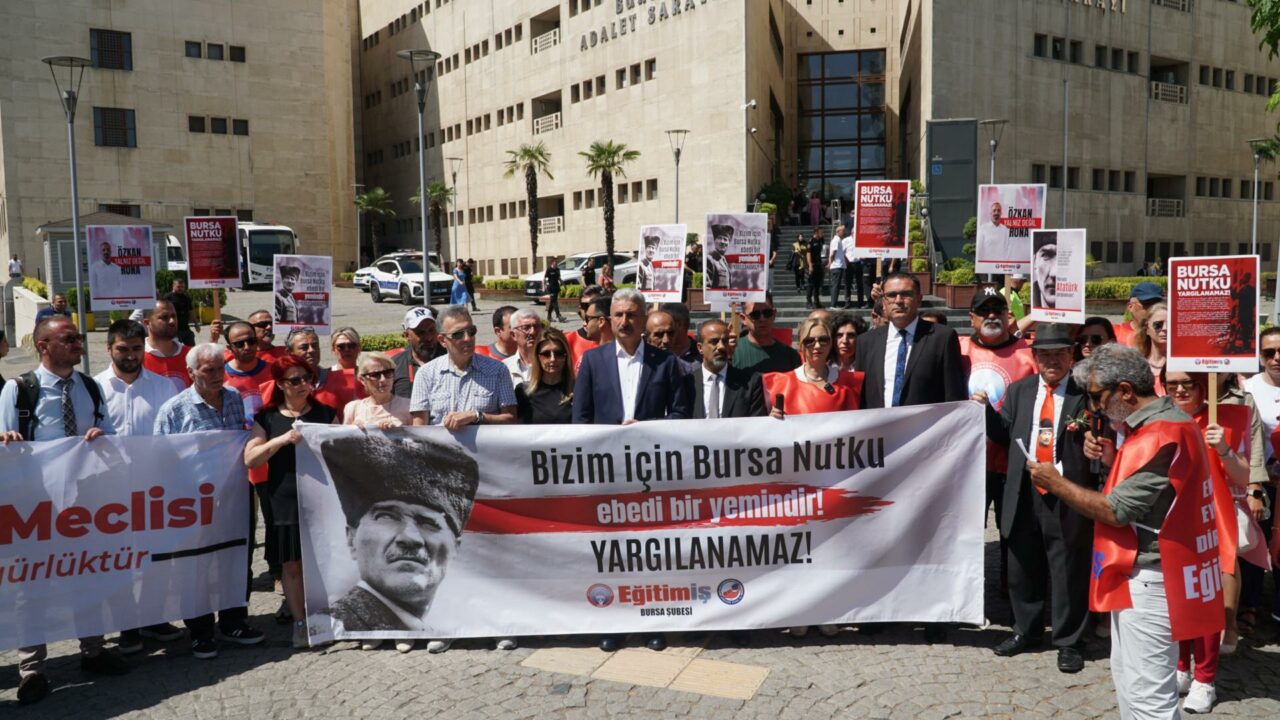 Eğitim-İş’ten Bursa Nutku davasına tepki