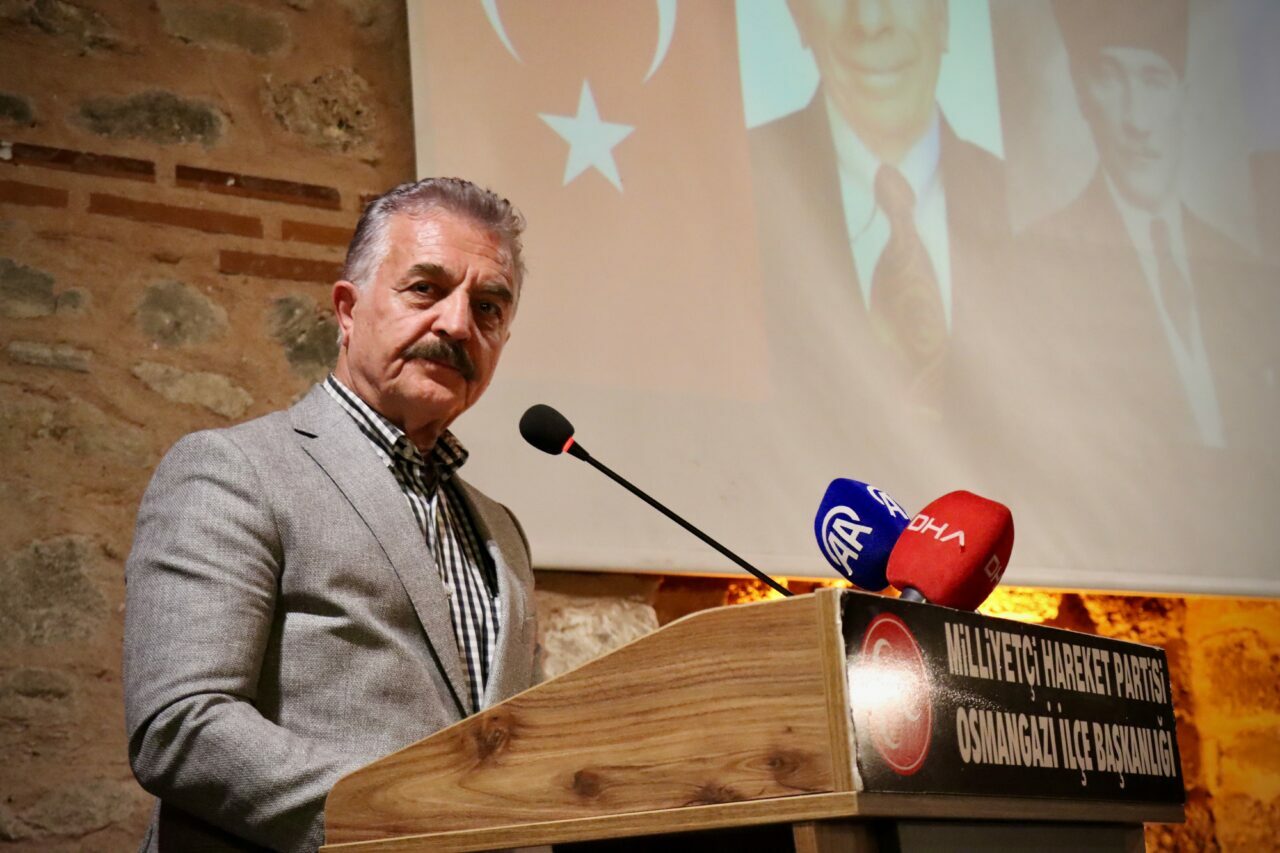 MHP Genel Sekreteri Büyükataman, Bursa’da üye katılım toplantısında konuştu