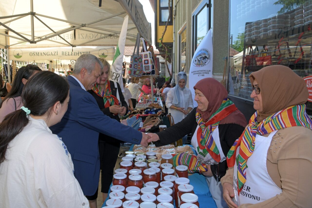 Bursa’da üreten kadınlara destek