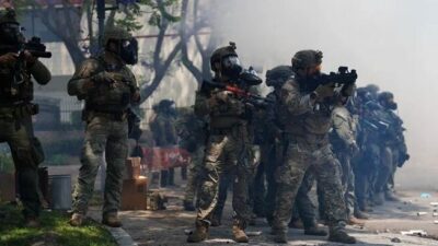 ABD’de asker sokağa indi: “Ülkeyi böldürmeyeceğiz”