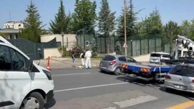 Çankaya Köşkü yakınında hareketli dakikalar