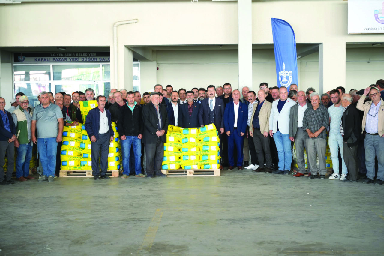 Yenişehir Belediyesi’nden çiftçiye tarihi destek