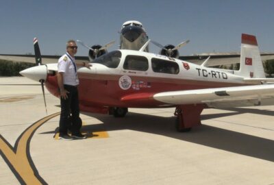 Düşen uçağın enkazı bulundu!