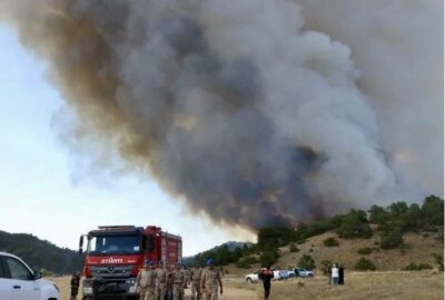Eskişehir yangınından acı haber: 10 orman işçisi şehit oldu