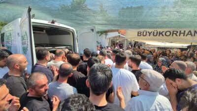 Bursa’da fedakar itfaiyeciye son görev