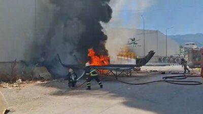 Bursa’da fabrikada büyük yangın