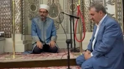 BBP Genel Başkanı Mustafa Destici Bursa’da Haşr Suresi okudu