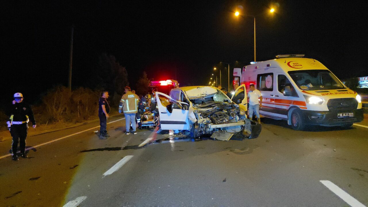Bursa’da korkunç kaza Bursa’da korkunç kaza