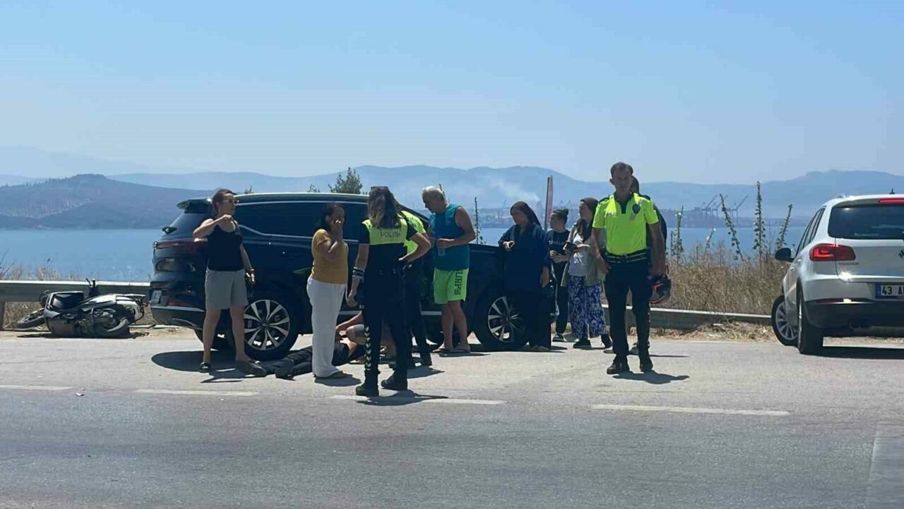 Bursa’da motosiklet sürücüsü ölümden döndü