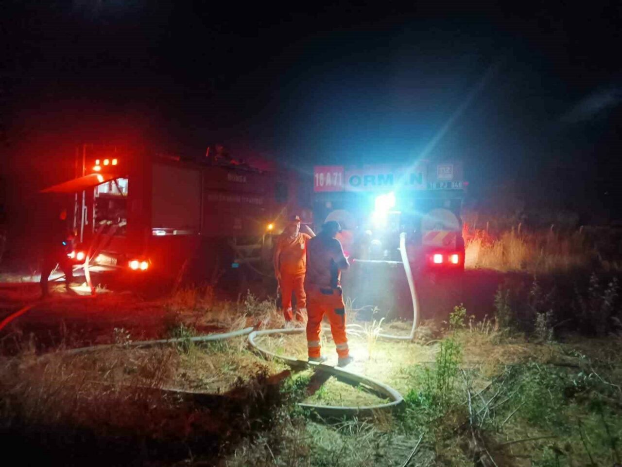 Bursa’da otlukta çıkan yangın ağaçlık alana sıçradı Bursa’da otlukta çıkan yangın ağaçlık alana sıçradı