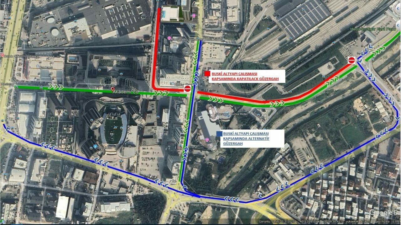 Bursalılar dikkat! Bu yol 1 ay kapalı…