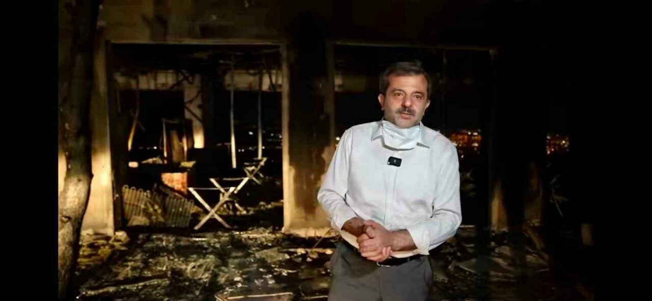 Bursa’nın dev seyir terası küle döndü! Başkandan en acı paylaşım…