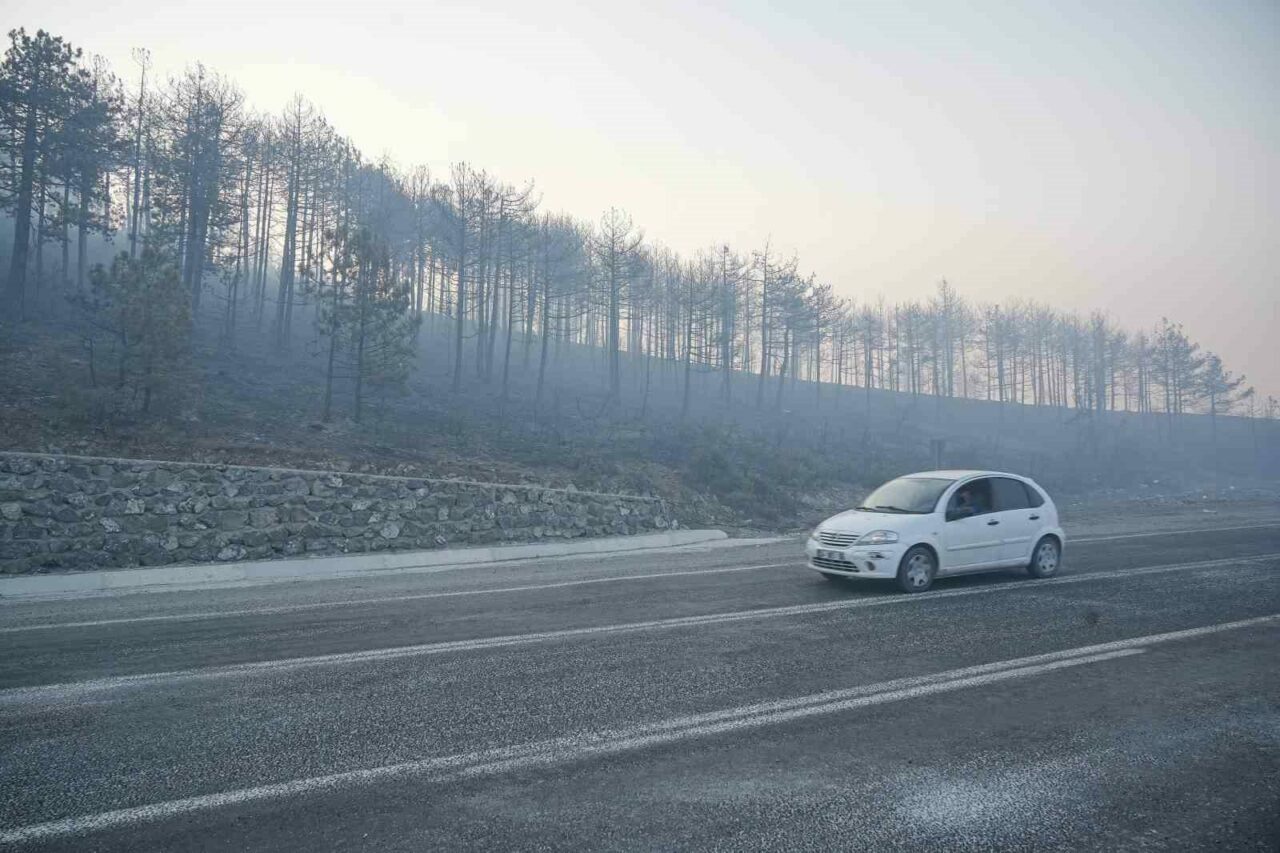 Bursa’nın güneyindeki orman yangını 3. gününde! Duman bulutundan göz gözü görmüyor