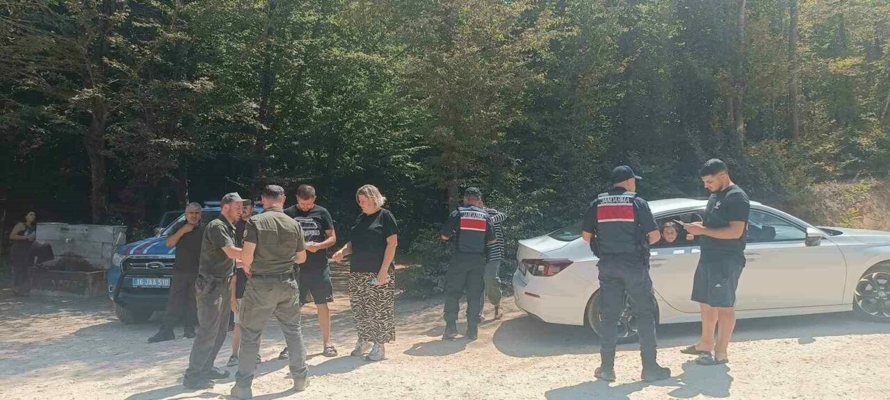 Bursa’nın o ilçesinde ormanlara drone’lu denetim