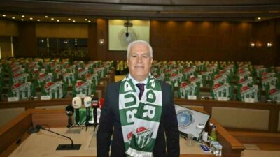 Bursaspor taraftarından Başkan Bozbey’e teşekkür yağmuru