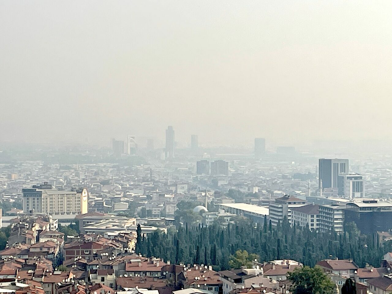 Bursa’yı duman sardı