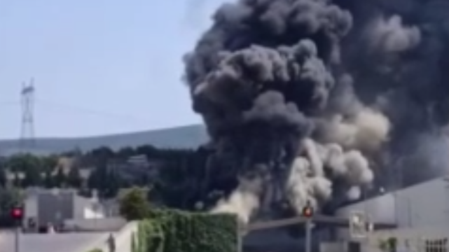 Bursa’da fabrika yangını Bursa’da fabrika yangını