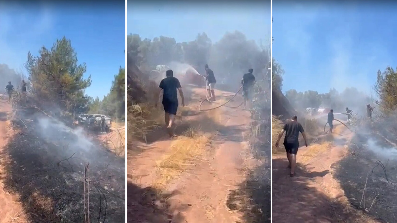 Bursa’da yürekleri ağza getiren yangın