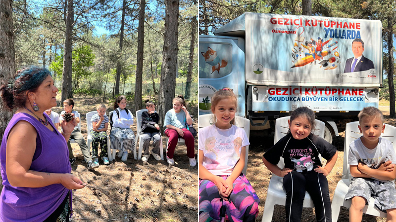 Bursa Osmangazi’de çocukları masallarla buluşturan kütüphane