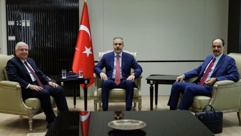 Dışişleri Bakanı Hakan Fidan, Milli Savunma Bakanı Yaşar Güler ve