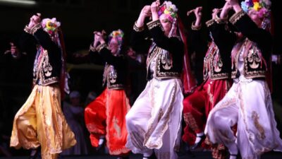 Karagöz Halkdansları Topluluğu’ndan Üsküp’te gururlandıran başarı