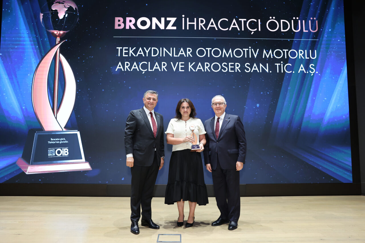 Tekaydınlar’a OİB’den bronz ihracatçı ödülü Tekaydınlar’a OİB’den bronz ihracatçı ödülü