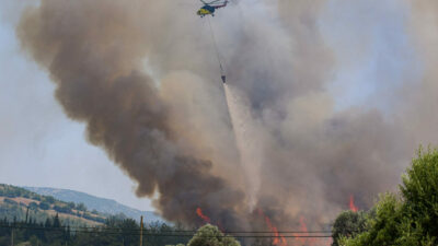 İzmir’de orman yangını