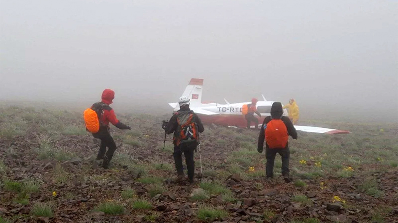 Kaçkar Dağları’nda düşen uçakla ilgili yeni ayrıntılar