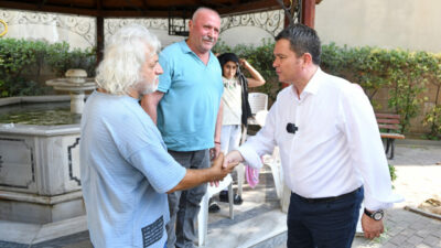 Başkan Erkan Aydın Küçükbalıklı’da vatandaşla buluştu