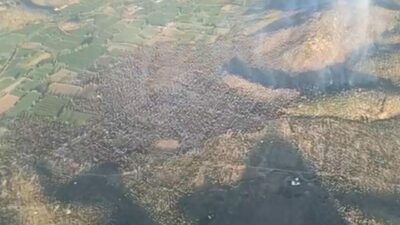 Milas’taki yangın 12 saatte kontrol altına alındı