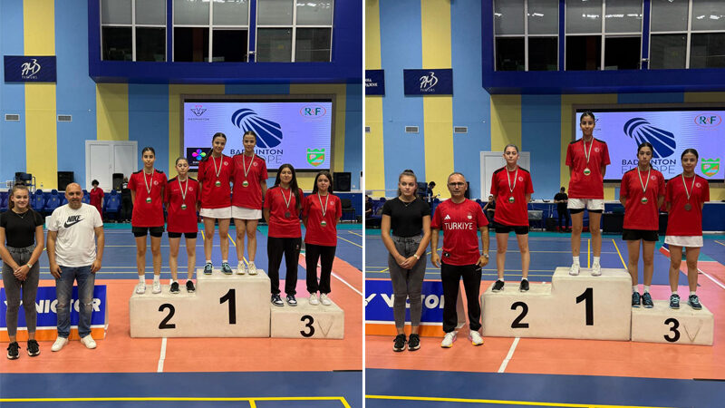 Osmangazili badmintonculardan gururlandıran başarı Bulgaristan’ın Pazarcık şehrinde gerçekleşen ‘Hebar U17 Bulgaria Open’ Badminton Turnuvası’nda