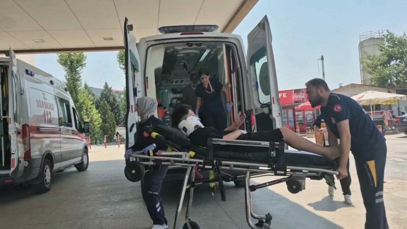 Bursa'nın Kestel ilçesinde minibüsün şarampole devrilmesi sonucu 4 kişi yaralandı.
