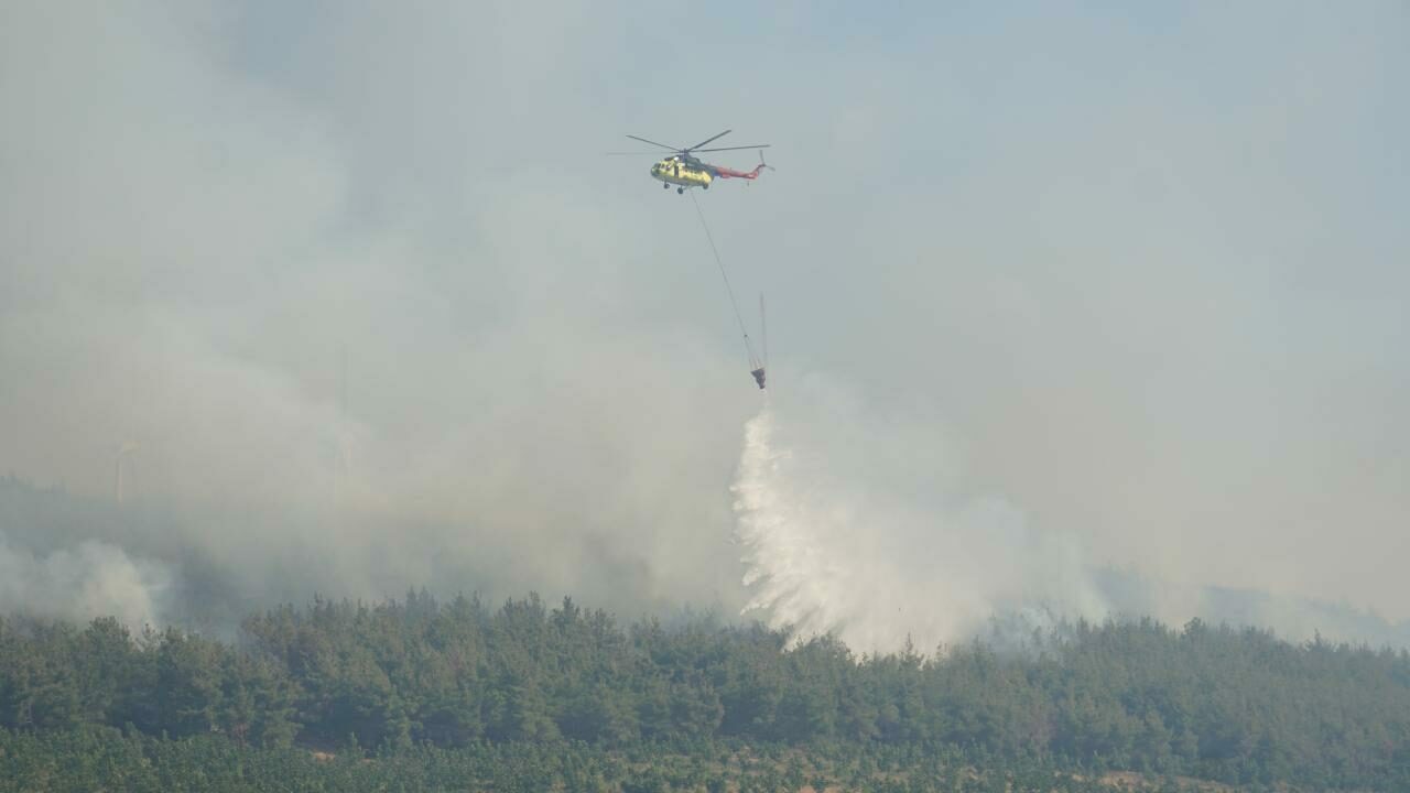 Şarköy hala yanıyor! Mücadele sürüyor… Şarköy hala yanıyor! Mücadele sürüyor…