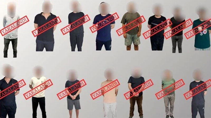 Kırmızı bültenle aranan 14 kişi yakalandı