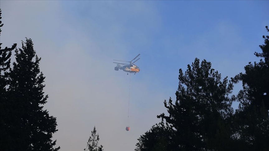 İki ilçedeki orman yangınları kontrol altında