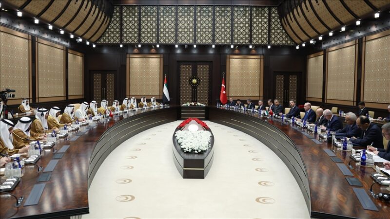 Cumhurbaşkanı Recep Tayyip Erdoğan ve Birleşik Arap Emirlikleri (BAE) Devlet