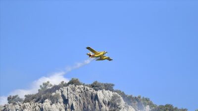 Orman yangınlarıyla mücadele: 7 yangın kontrol altında