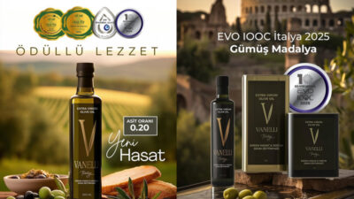 Vanelli Zeytinyağları’na İtalya’dan ‘Gümüş Madalya’