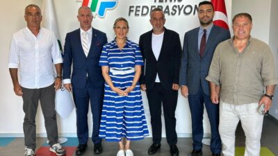 Tenis Kulüpleri Birliği’nden TTF Başkanı Müderrisgil’e ziyaret
