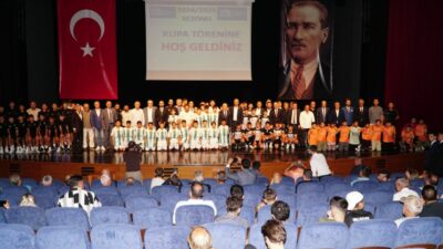 Bursa’nın şampiyonları taç giydi! Merinos’ta görkemli tören