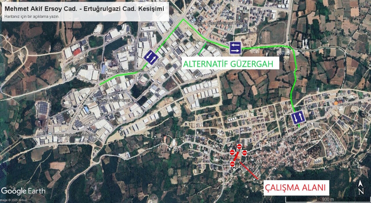 Bursa’da bu yol 20 gün trafiğe kapalı! Bursa’da bu yol 20 gün trafiğe kapalı!