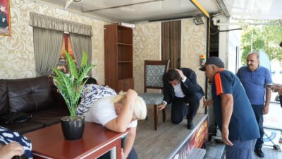 Bursa’nın bu ilçesinde belediye başkanıyla beraber depremi yaşadılar