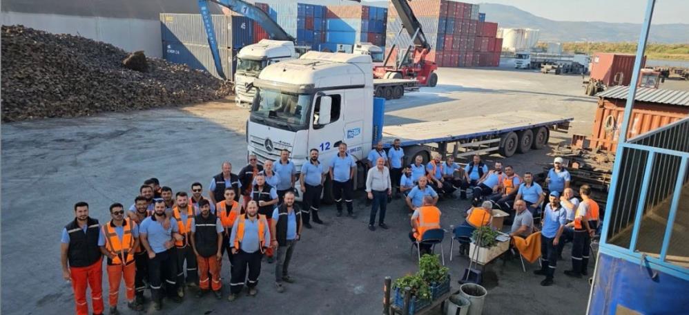 Gemlik Roda Port Limanı’nda iş bırakma eylemi