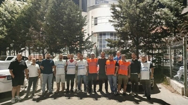 Gemlik’te faaliyet gösteren Roda Limanı’nda sendikalaşma sürecinin ardından başlayan işçi