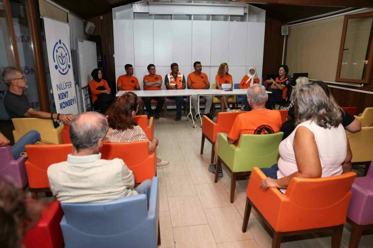 Bursa Nilüfer’de afetlere karşı alınabilecek tedbirler konuşuldu Bursa Nilüfer’de afetlere karşı alınabilecek tedbirler konuşuldu