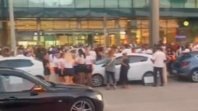 Bursa’da da hissedilen deprem güvenlik kamerasında