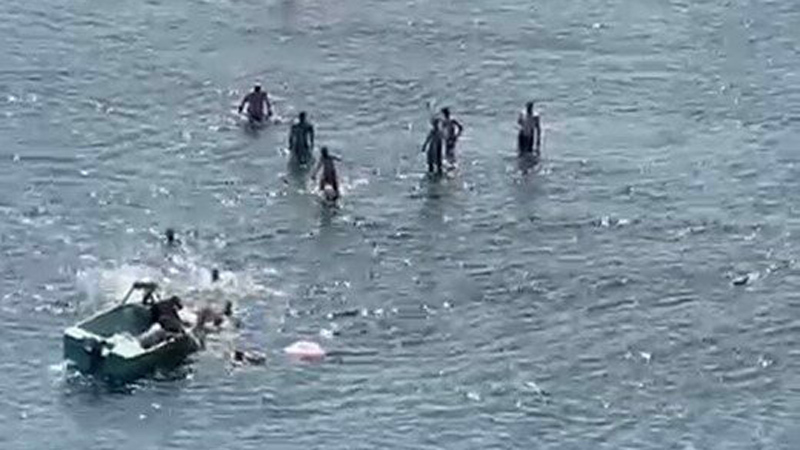 Bursa’da boğulmak üzereyken son anda kurtarıldı