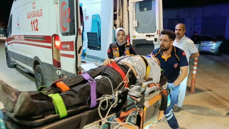 Bursa’da motosiklet kazası! Durumu ağır Bursa’nın İnegöl ilçesinde meydana gelen tek taraflı kazada 2 kişi